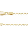 14K Yellow Gold 1.4mm Diamond Cut Cable Chain - 16" Chain - KMJ KMJ Core Jewelry - Necklaces
