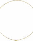 10ky Gold Paperclip Chain - 18"