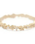 Wood Nymph Faye Slender Band - 18k Yellow Gold + Diamonds (.l ctw)