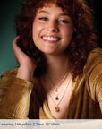 14ky Gold 2.7 mm Mirror Link Chain - 16" - KMJ KMJ Core Jewelry - Necklaces