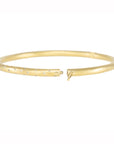 18ky Gold KMJ Timeless Hinged Bangle (Flooded Diamonds) - 18ky + VS Diamonds
