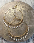 Wisp Earring - 14k Gold-Fill + Seed Pearl