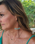 Cecily Earrings - 14k Gold Fill + Amazonite - KMJ James & Jezebelle Unclassified