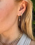 Princess Threaders - 18k Gold + Diamonds - KMJ Meredith Young Jewelry Jewelry - Earrings