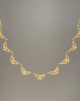 Lune 9 Necklace - 14ky Gold + Diamonds - KMJ Made By Branch Jewelry - Necklaces
