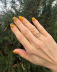 Delicate Oval Ring - 14ky Gold + Diamonds - KMJ Made By Branch Jewelry - Rings