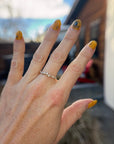 Encrusted Tiny Branch Ring - Silver - KMJ Made By Branch Jewelry - Rings