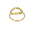 Delicate Oval Ring - 14ky Gold + Diamonds