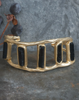 Cosmic Cuff - Brass + Tourmaline
