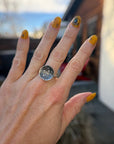 Small Rock Scatter Ring- Silver + Diamonds - KMJ Made By Branch Jewelry - Rings