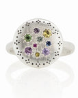 Silver Lights Sapphire Ring - Sterling Silver + Sapphires