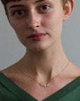 Marching Elephants Necklace - 22k Gold over Sterling Silver