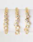 Cascade Baguette + Round Diamond Ring - 18ky + Diamonds - KMJ Anne Sportun Jewelry - Rings