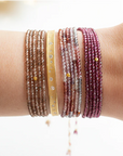 Multi Colored Spinel Wrap Bracelet-Necklace - 14k Gold + Multi Colored Spinel