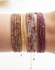Multi Colored Spinel Wrap Bracelet-Necklace - 14k Gold + Multi Colored Spinel - KMJ Anne Sportun Jewelry - Bracelets