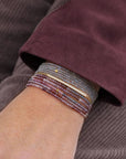 Labradorite Gemstone Wrap Bracelet/Necklace - 14k Gold + Labradorite - KMJ Anne Sportun Jewelry - Bracelets