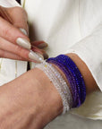 Lapis Wrap Bracelet - Necklace - 14k Yellow Gold / Regular / 34" - KMJ Anne Sportun Jewelry - Bracelet