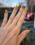 Bright Branch Solitaire - Silver + Diamond 6.5