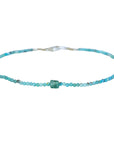 Turquoise + Emerald Beaded Bracelet
