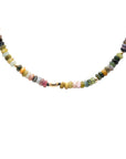 OOAK Dark Watermelon Tourmaline Necklace - 14k Gold-Fill