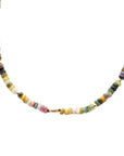 OOAK Dark Watermelon Tourmaline Necklace - 14k Gold-Fill