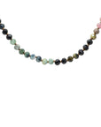 OOAK Watermelon Tourmaline 3x's Wrap/Knotted Necklace - 14k Gold-Fill