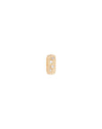 Medium Scattered Diamond Boulder Bead Charm - 18k Yellow Gold - KMJ Anne Sportun Jewelry - Necklace