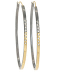 Hoop Dream Earrings 2.0 - Large - 18k Gold + Reclaimed Diamonds - KMJ Kate Maller Jewelry Jewelry - Earrings