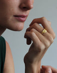 Wrapped Feather Ring - Sterling Silver