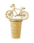 Bianchi Bicycle Brass & Cork Bottle Stopper