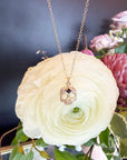 Linda's Skull Sapphire -14k Gold, Sapphire + Diamonds - KMJ Victoria Cunningham Jewelry - Necklaces