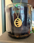 Sunbeams + Crescent Necklace - 14k Gold + Diamonds - KMJ Victoria Cunningham Jewelry - Necklaces
