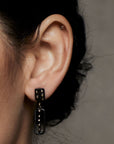 Kusama Black Bronze Earring