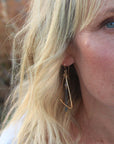 Joplin Earring - 14k Gold-Fill, Oxidized Sterling Silver + Labradorite