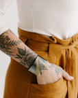Slice Cuff - 22ky + Oxidized Silver - KMJ Kate Maller Jewelry Jewelry - Bracelets