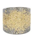 KMJ Staple Tall Cigar Band - 22k Gold, Oxidized Silver - KMJ Kate Maller Jewelry Jewelry - Rings