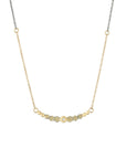 Tiny Gold Dot Necklace - 22k/18k/14k Gold, Oxidized Silver + VS Diamond - KMJ Kate Maller Jewelry Jewelry - Necklaces