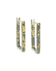 Contemporary Hoops, Small - 22k/18k Gold, Oxidized Silver - KMJ Kate Maller Jewelry Jewelry - Earrings