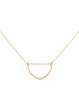 Leaf Necklace - 14k Gold-Fill - KMJ James & Jezebelle Jewelry - Necklaces