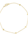 Golden Tiny Dot Station Bracelet - 18k Gold - KMJ Kate Maller Jewelry Jewelry - Bracelets