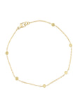 Golden Tiny Dot Station Bracelet - 18k Gold - KMJ Kate Maller Jewelry Jewelry - Bracelets