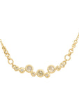 Diamond Bloom Necklace - 18ky Gold + Rose Cut Diamonds - KMJ Kate Maller Jewelry Jewelry - Necklaces