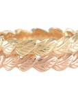 Leaf Stacker - 14k Rose Gold - KMJ Cameron Clark Jewelry - Rings