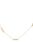 Ripple Station Necklace - 14k Gold
