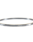 Orbit Bangle - 22k Gold + Oxidized Silver
