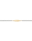 Peas in a Pod Bracelet- 14k Gold, Oxidized Silver + VS White Diamonds