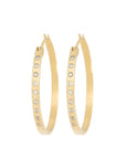 Fav Gold Hoops - 18ky Gold + VS Diamonds - KMJ Kate Maller Jewelry Jewelry - Earrings