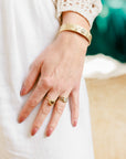Winter Wonderland Cuff - 18ky + Diamonds - KMJ Kate Maller Jewelry Jewelry - Bracelets