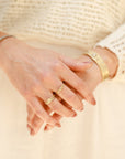 Oval Moonfire Diamond Ring - 18ky + Diamonds - KMJ Kate Maller Jewelry Jewelry - Bridal