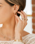 18k Petite Gold + Diamond Studs - 18ky Gold + VS Diamonds - KMJ Kate Maller Jewelry Jewelry - Earrings
